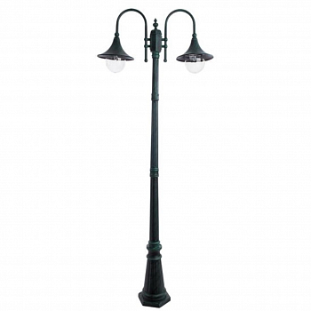 Уличный светильник на столбе ARTE LAMP A1086PA-2BG